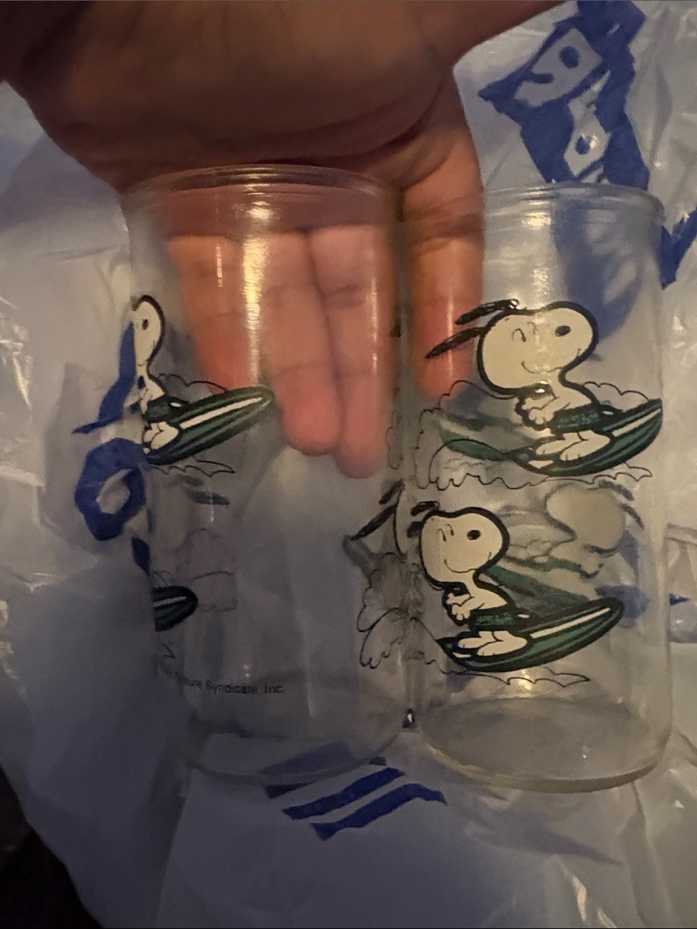 Snoopy Glass cups